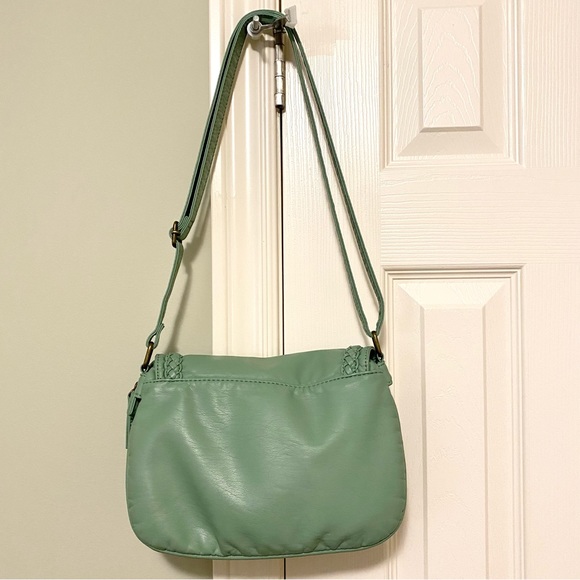 Green Bentley Faux Leather Cargo Purse - Picture 2 of 3
